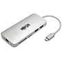Шматфункцыянальная док-станцыя USB-C 6 у 1